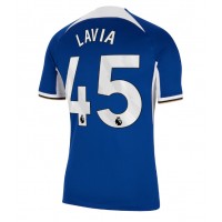 Maglie da calcio Chelsea Romeo Lavia #45 Prima Maglia 2023-24 Manica Corta